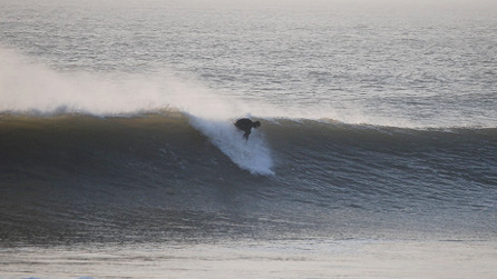 Surfing in February 2011. Image by Martin Aaron