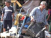 saldırı sonrası Iraklılar