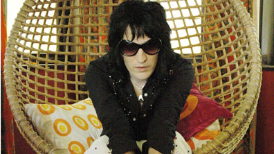 Noel Fielding Sitting in a Chair