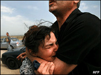 Gürcistan'da savaştan etkilenen siviller