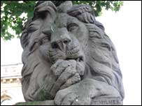 Stone lion, Saltaire