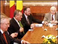 Борис Тарасюк на зустрічі з керівником румунського уряду