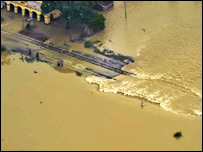 बाढ़ प्रभावित इलाका