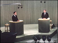 Richard Nixon ve John Kennedy bir tartışma programında