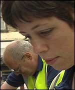 Street wardens  Mandy Farinacci and Tony Consadine