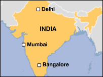 map of India 