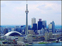 نمايی از شهر تورونتو