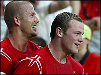 डेविड बेकम और वेन रूनी