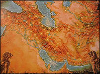 قديمی ترين نقشه ايران در نمايشگاه کتاب 