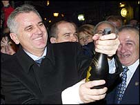 جشن طرفداران حزب راديکال صربستان 