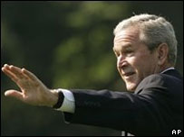 O presidente dos Estados Unidos, George W. Bush