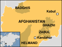 Bản đồ Afghanistan