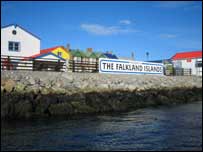 Porto Stanley, capital das Ilhas Malvinas