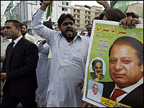 नवाज़ शरीफ़ के समर्थक