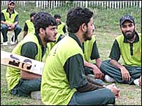 आराम करते खिलाडी