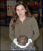 Cannon ball from Scarborough Castle
