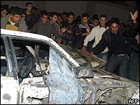 Місце нападу в Ґазі