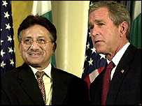 بش اور مشرف کے درمیان یہ اٹھاویں ملاقات ہے۔