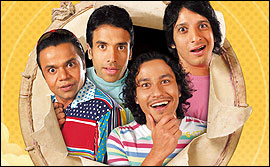 The cast in Dhol