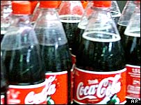 garrafas de coca cola