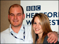 Andrew Easton with Jessica Garlick