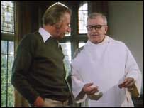 Derek Jones and Father Fabian