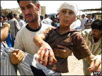 Ferido é levado a hospital em Kirkuk