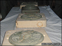 مین هایی که گفته شده در مرز ایران و افغانستان کشف شده است