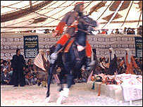 در زمينه آئين های مذهبی، چندين فيلم در باره تعزيه نشان داده شد 