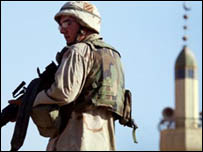 Soldado dos EUA no Iraque