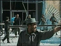 Local do atentado em Cabul