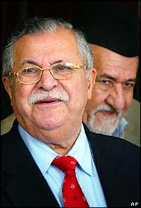 राष्ट्रपति तालाबानी और अदनान अल दुलाएमी 