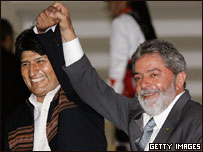 Evo Morales e Lula