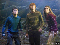 Cena de um dos filmes da série Harry Potter
