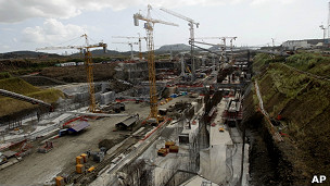 Canal do Panamá (Foto AP)