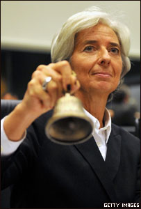 Ministra das Finanças da França, Christina Lagarde