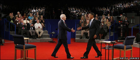 Hai ứng viên McCain và Obama đều trình bày dự tính hơn là đi thẳng vào những giải-pháp đưa kinh tế Hoa-kỳ ra khỏi suy thoái