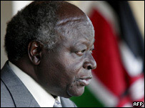 Mwai Kibaki, presidente do Quênia