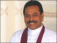 President Mahinda Rajapaksa