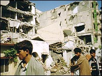 ويرانی در مظفرآباد