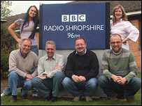 BBC Radio Shropshire's Breakfast team