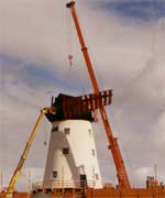 Marsh Mill in construction