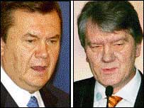 Yanukovych a Yushchenko