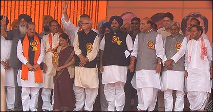 एनडीए के घटक दल