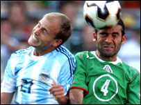 अर्जेंटीना और मैक्सिको का मैच