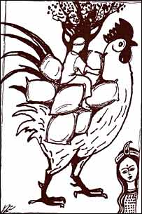 کاری از قباد شیوا مربوط به قصه دروغ و راست