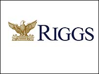 Logotipo do banco Riggs