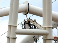 Obras no novo Estádio Olímpico de Atenas