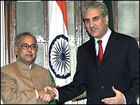 پرنب مکھرجی، شاہ محمود قریشی