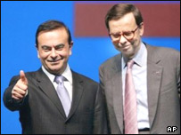 کارلوس گوسن و لویی شوایتزر (راست)